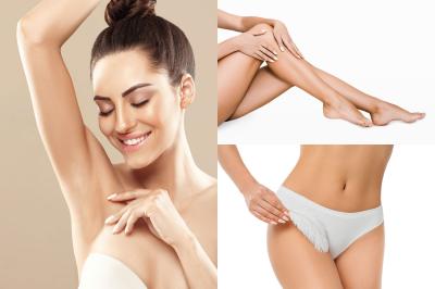 Epilation Achseln, Bikini & halbe Beine (50 Min.)